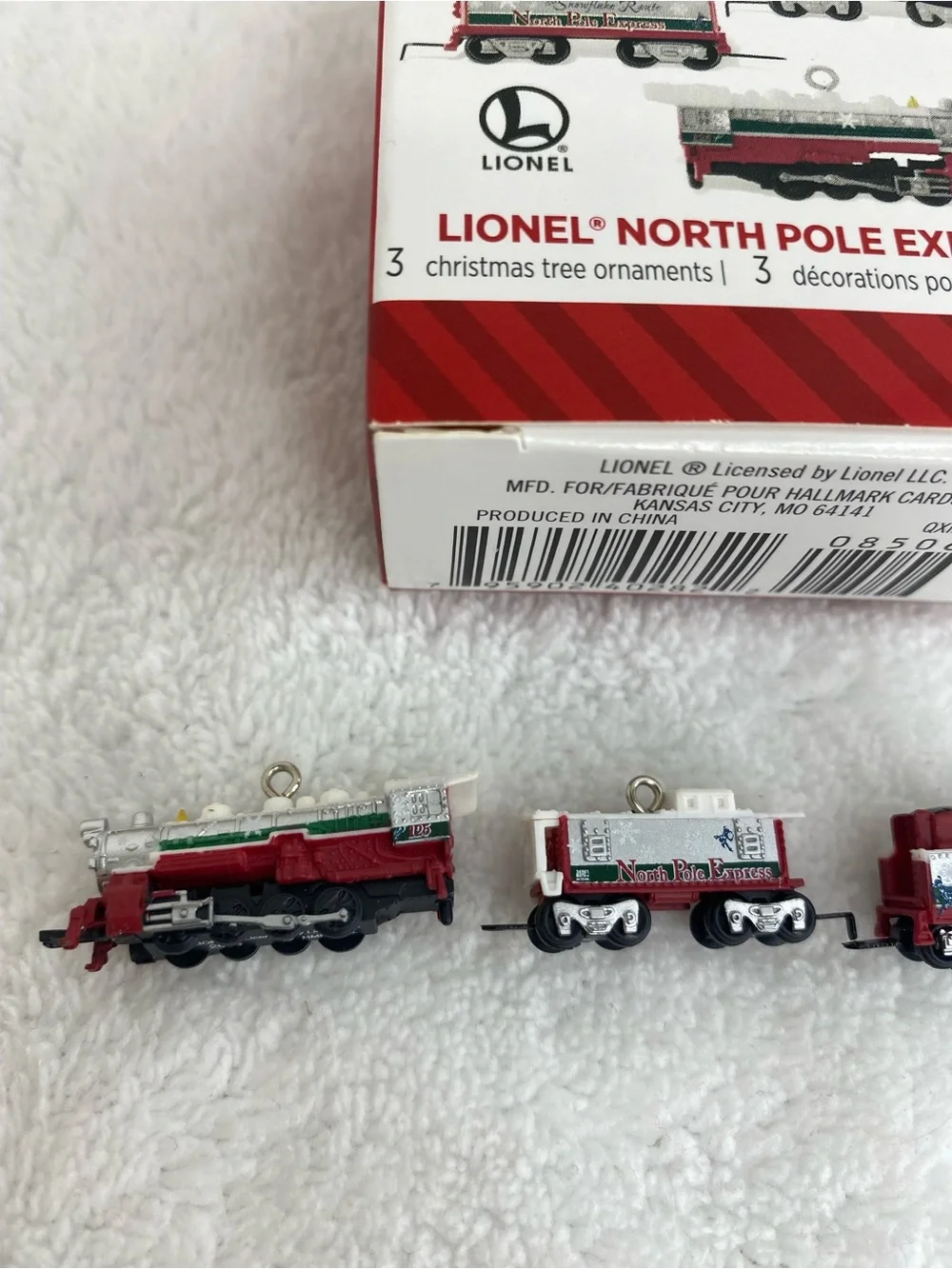 Hallmark Keepsake 2014 Lionel North Pole Express Ornaments Set of 3 Collectible